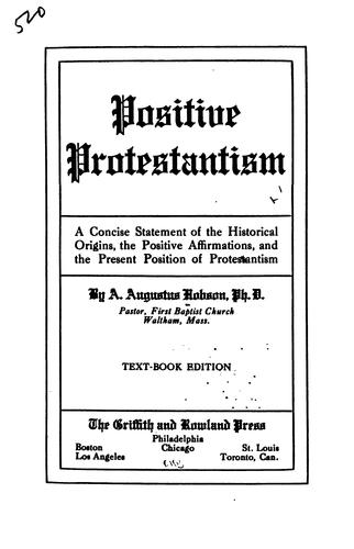 Positive Protestantism