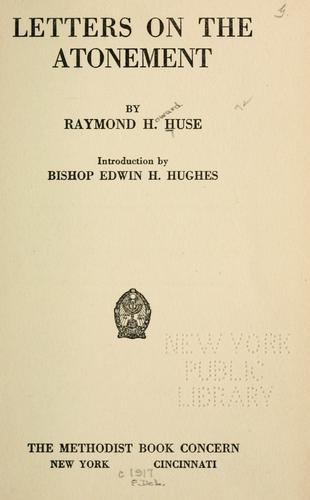 Letters on the atonement