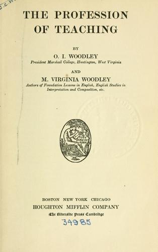 The profession of teaching