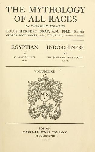 The Mythology of all races ...