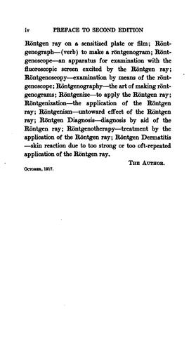 A manual of X-ray technic