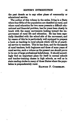Teaching in rural schools