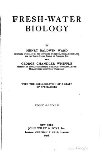 Fresh-water biology