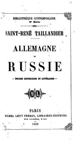 Allemagne et Russie