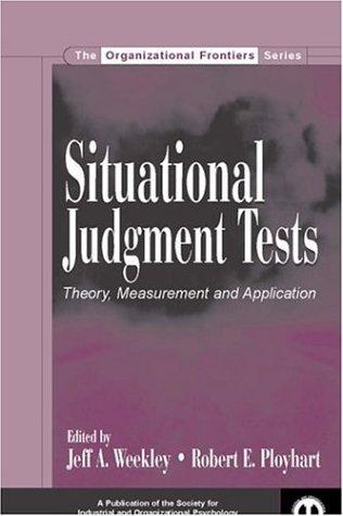 Situational judgment tests