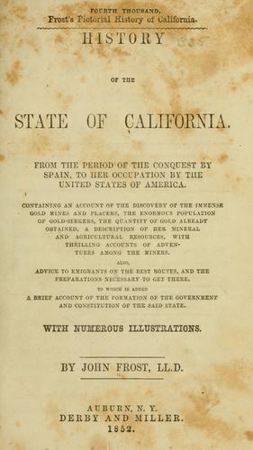 History of the state of California