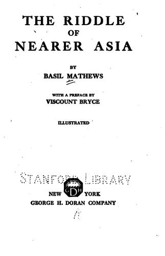 The riddle of nearer Asia