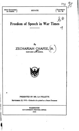 Freedom of speech in war times