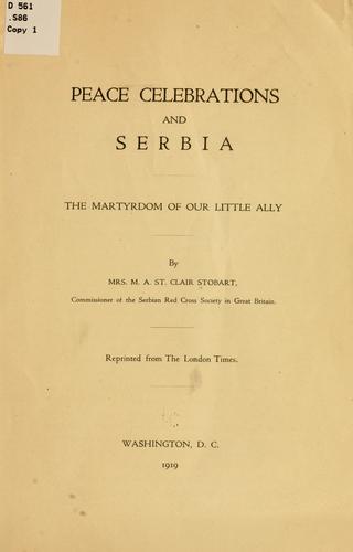 Peace celebrations and Serbia