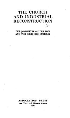 The church and industrial reconstruction