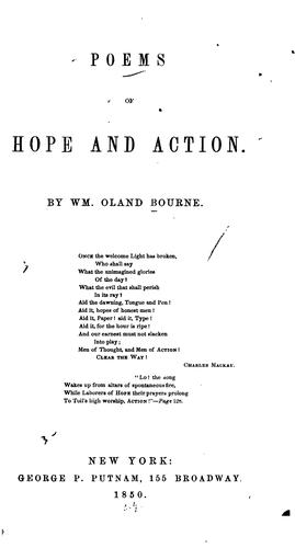 Poems of hope and action