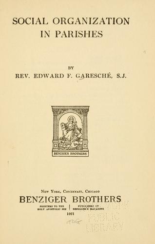 Social organization in parishes