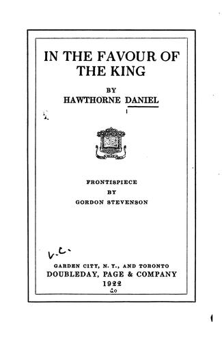 In the favour of the king
