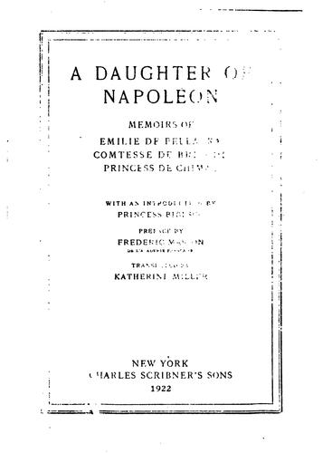 A daughter of Napoleon