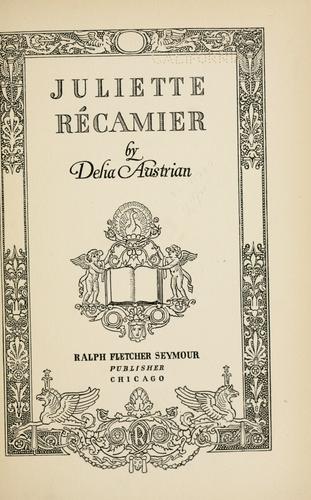 Juliette Recamier