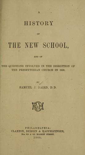 A history of the new school