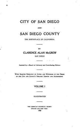 City of San Diego and San Diego County