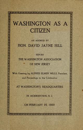 Washington as a citizen