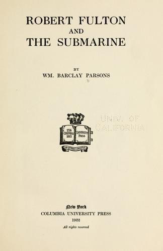 Robert Fulton and the submarine