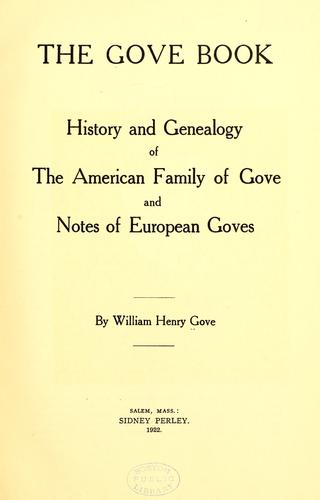 The Gove book