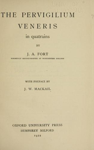 The Pervigilium Veneris in quatrains
