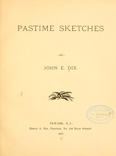 Pastime sketches