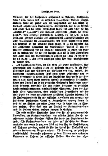 Die politische entwicklung in Kongresspolen