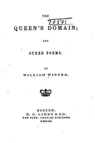 The queen's domain, and other poems