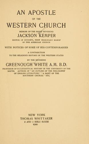 An apostle of the western church