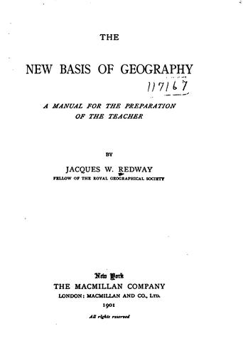 The new basis of geography
