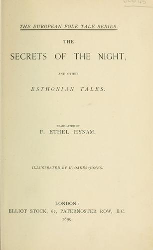 The secrets of the night