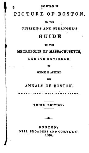 Bowen's picture of Boston