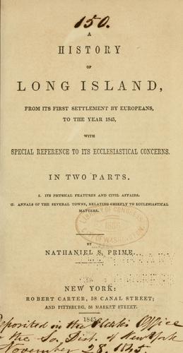 A history of Long Island