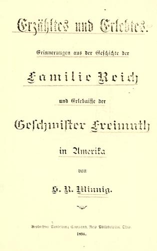 Erzähltes und erlebtes