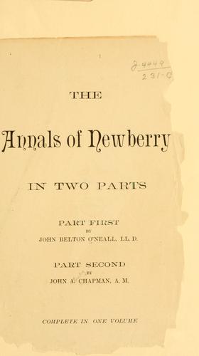 The annals of Newberry