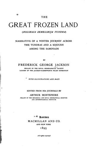 The great frozen land (Bolshaia zemelskija tundra)