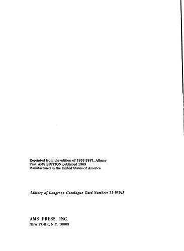 Documents relative to the colonial history of the state of New-York