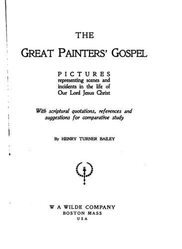The great painters' gospel