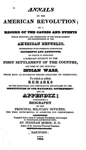 Annals of the American Revolution