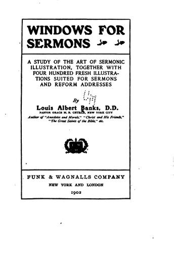 Windows for sermons