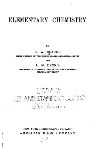 Elementary chemistry