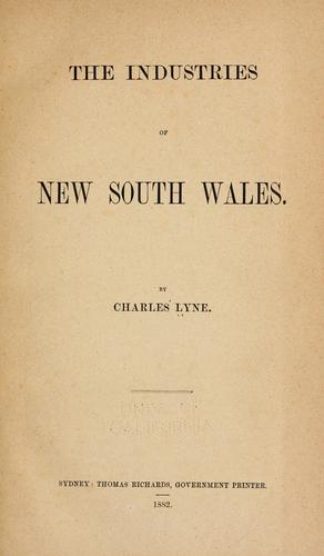 The industries of New South Wales
