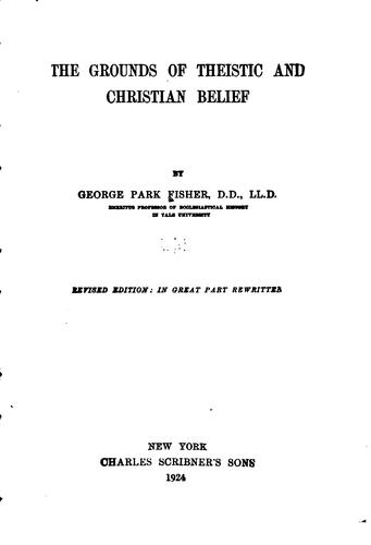 The grounds of theistic and Christian belief