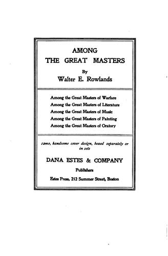 Among the great masters of warfare