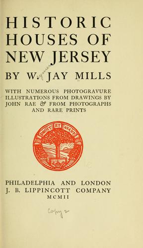 Historic houses of New Jersey