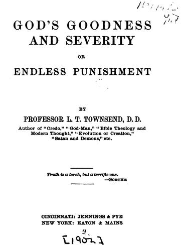 God's goodness and severity