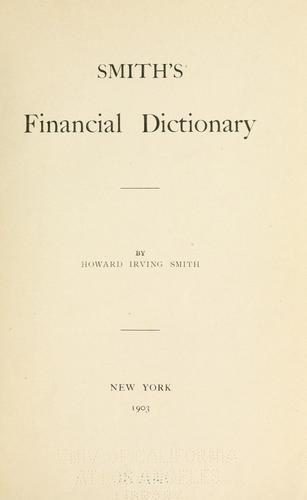 Smith's financial dictionary