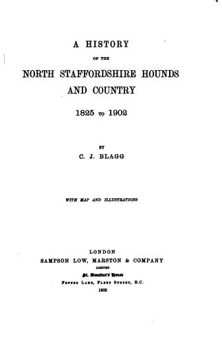 A history of the North Staffordshire hounds and country