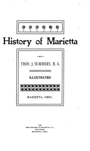 History of Marietta