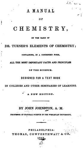 A manual of chemistry